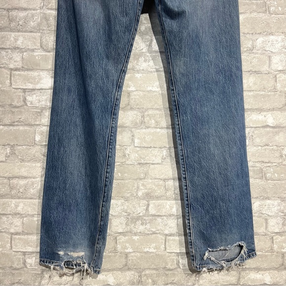 36x36 Vintage 90s Y2K Levi's 501 Button Fly Mexico Medium Wash Dad Jeans *Flawed - Picture 6 of 16